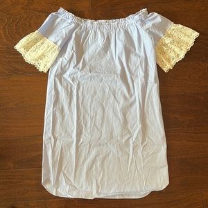 Barney’s New York off the shoulder dress
